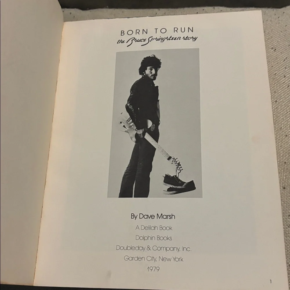 Born to Run the Bruce Springsteen story by Dave Marsh - Picture 3 of 6
